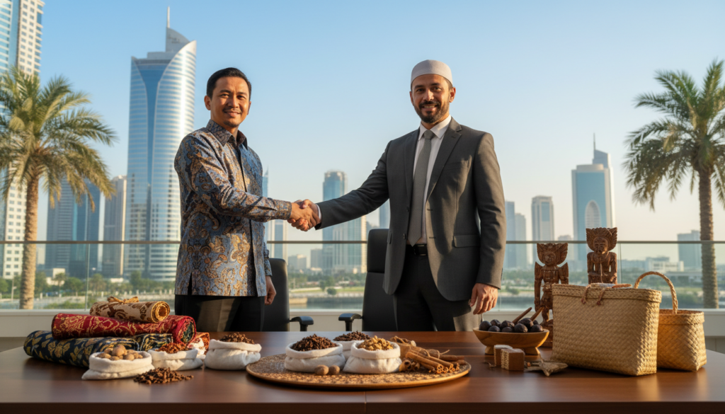 Indonesian exports Middle East markets