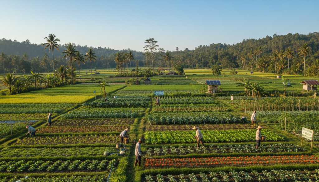 Sustainable agriculture and green commodities in Indonesia