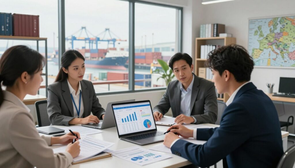 Tracking and managing the cost of shipping goods to Europe