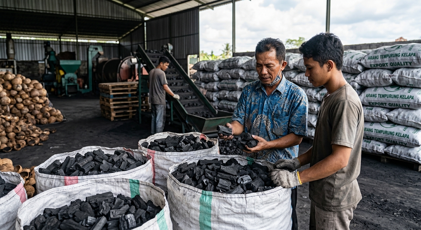 A Complete Guide to Choosing a Bulk Coconut Charcoal Supplier in Indonesia