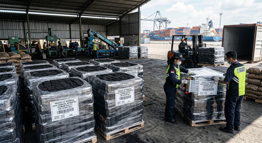 The Complete Guide to the Indonesia Charcoal Briquette Export Process