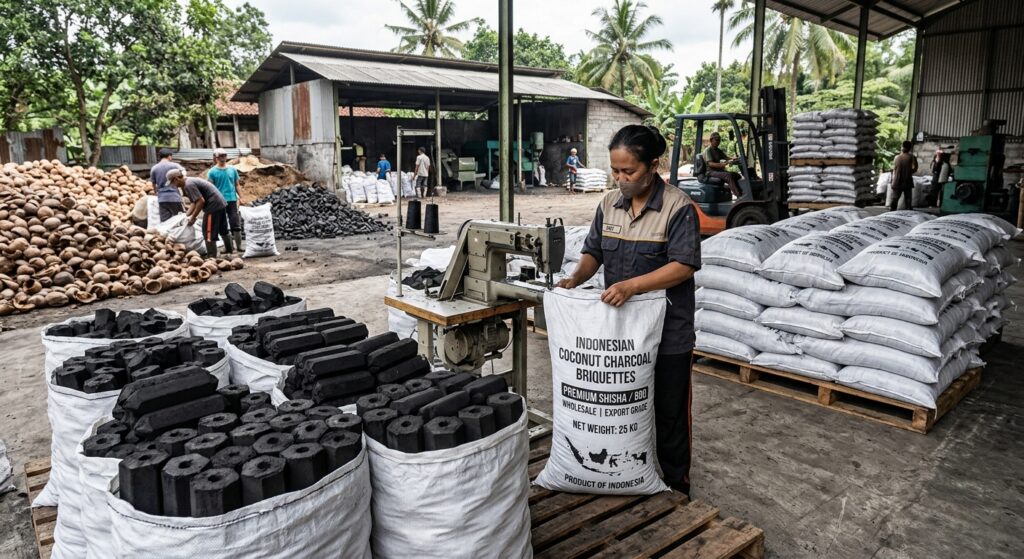 Coconut Charcoal Briquettes Wholesale Indonesia: A Complete Guide