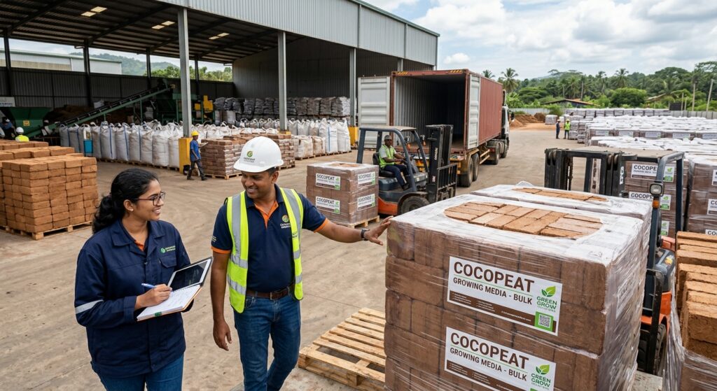 Partnering with a Cocopeat Growing Media Bulk Distributor for Commercial Agriculture